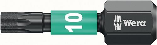10x Wera Bit IMPAKTOR DC T10 Länge 25 mm 1/4" C6,3 - 5157628001