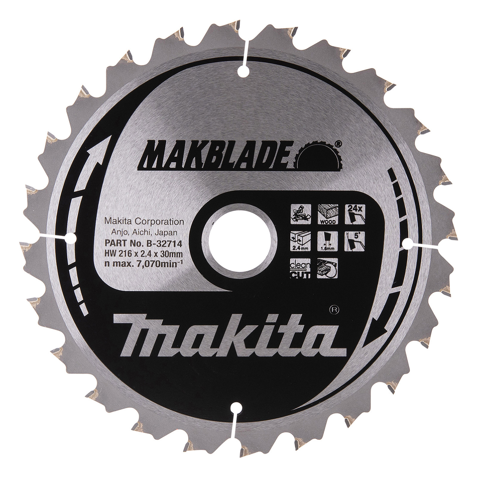 Makita MAKBLADE Sägeblatt 216x30x24Z - B-32714
