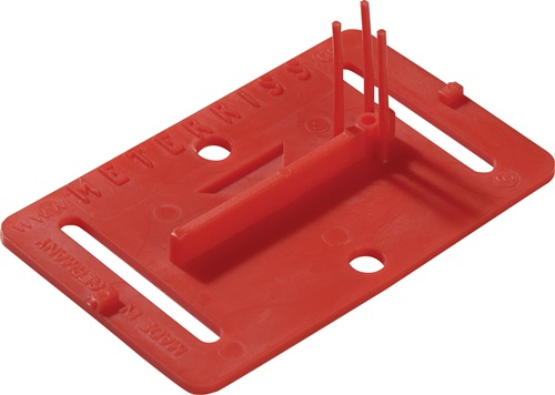 ROTHBUCHER SYSTEME Meterrissplakette RS20 für L80xB50 mm 7 g - RS20rot