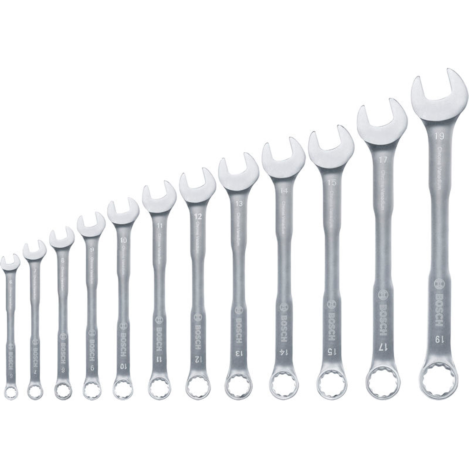 Bosch Ring-Maulschlüssel-Set, 6-19 mm 12-tlg. - 1600A03AH4