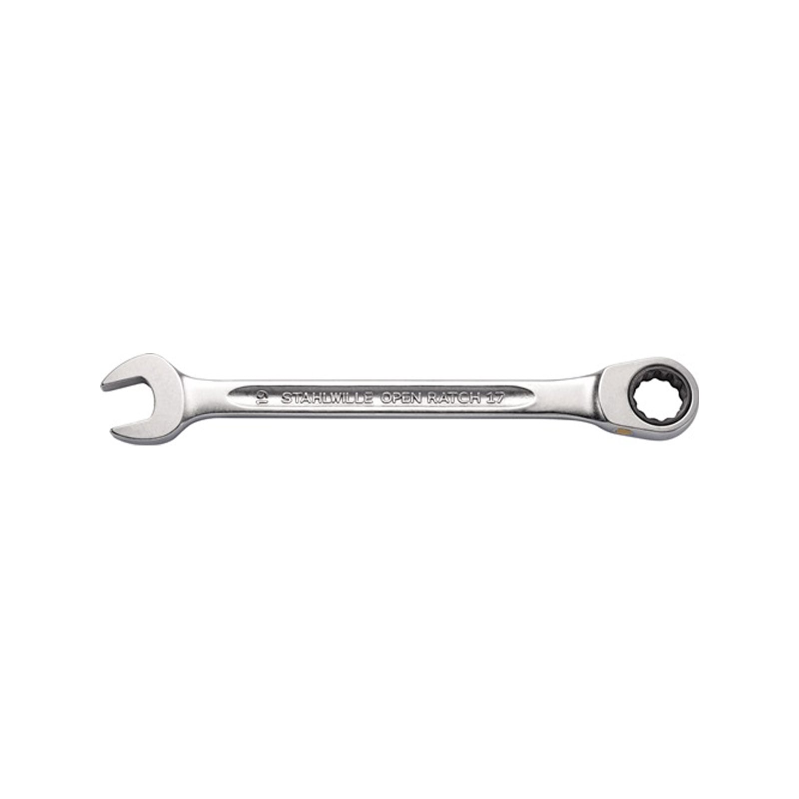 STAHLWILLE Maulringratschenschlüssel 17F SW 19mm L.252mm - 40171919