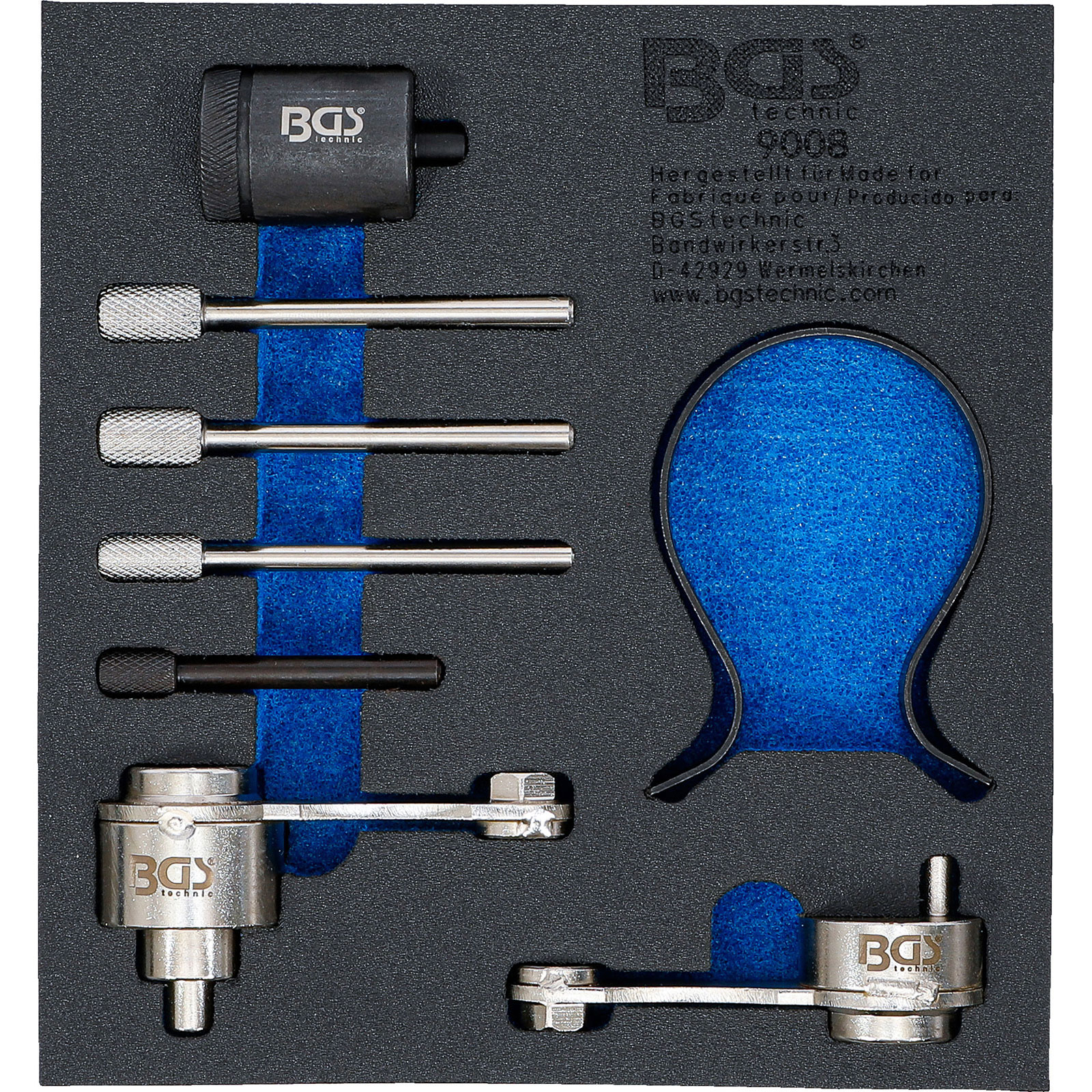 BGS Werkstattwageneinlage 1/6: Motor-Einstellwerkzeug-Satz für Jaguar / Land Rover 2.7 / 3.0 TD V6 - 9008