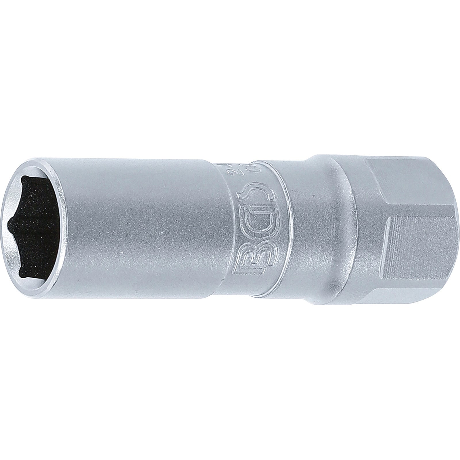 BGS Zündkerzen-Einsatz Sechskant Antrieb Innenvierkant 12,5 mm (1/2") SW 14 mm - 2407