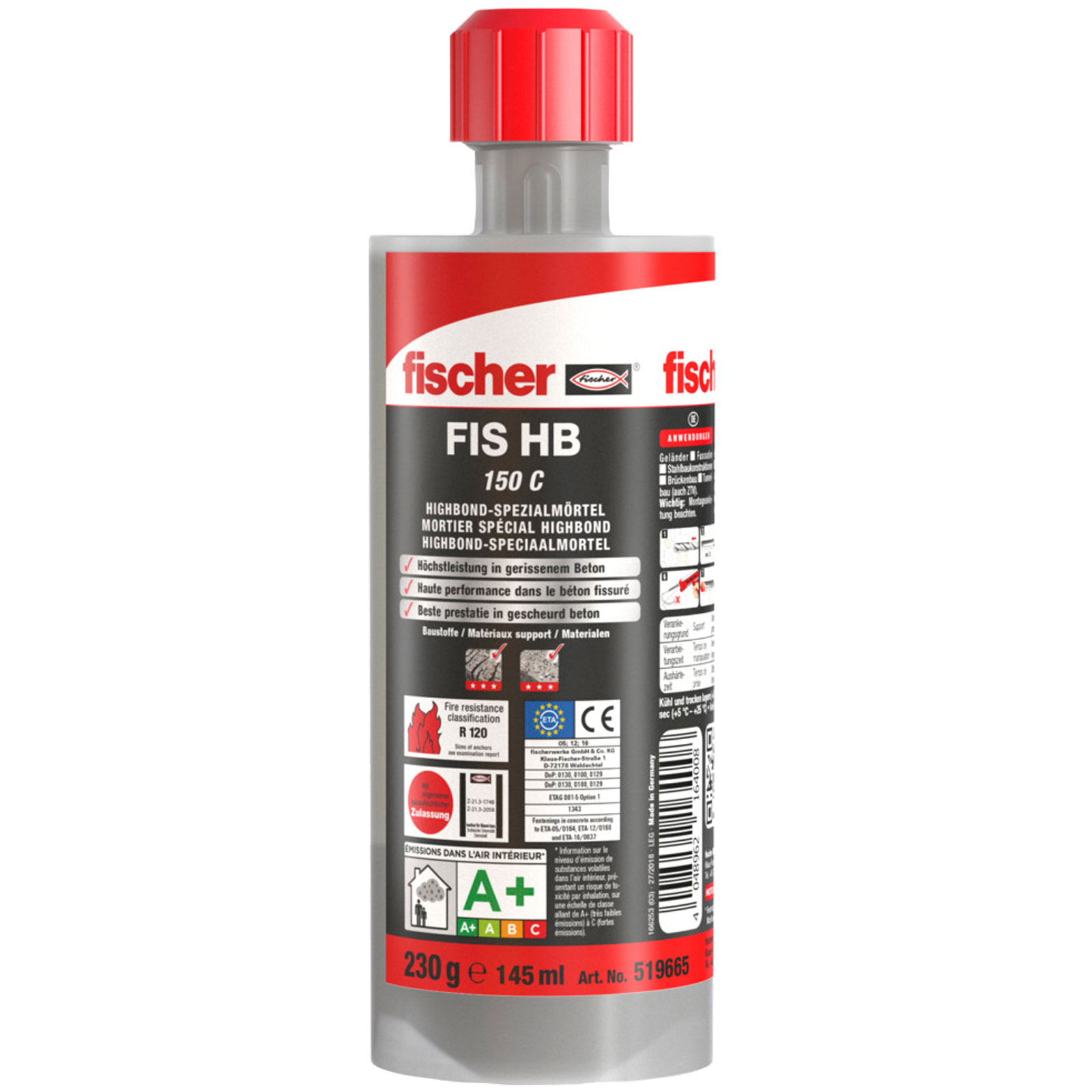 Fischer Highbond-Spezialmörtel FIS HB 150 C - 519665