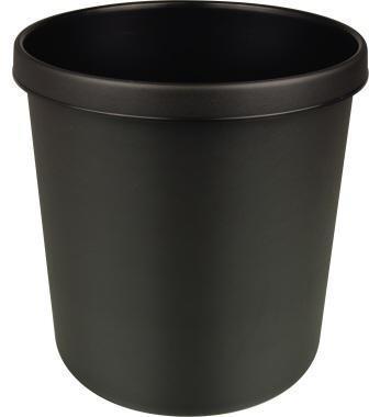 helit Papierkorb H6106395 26x27cm 12l rund Kunststoff schwarz