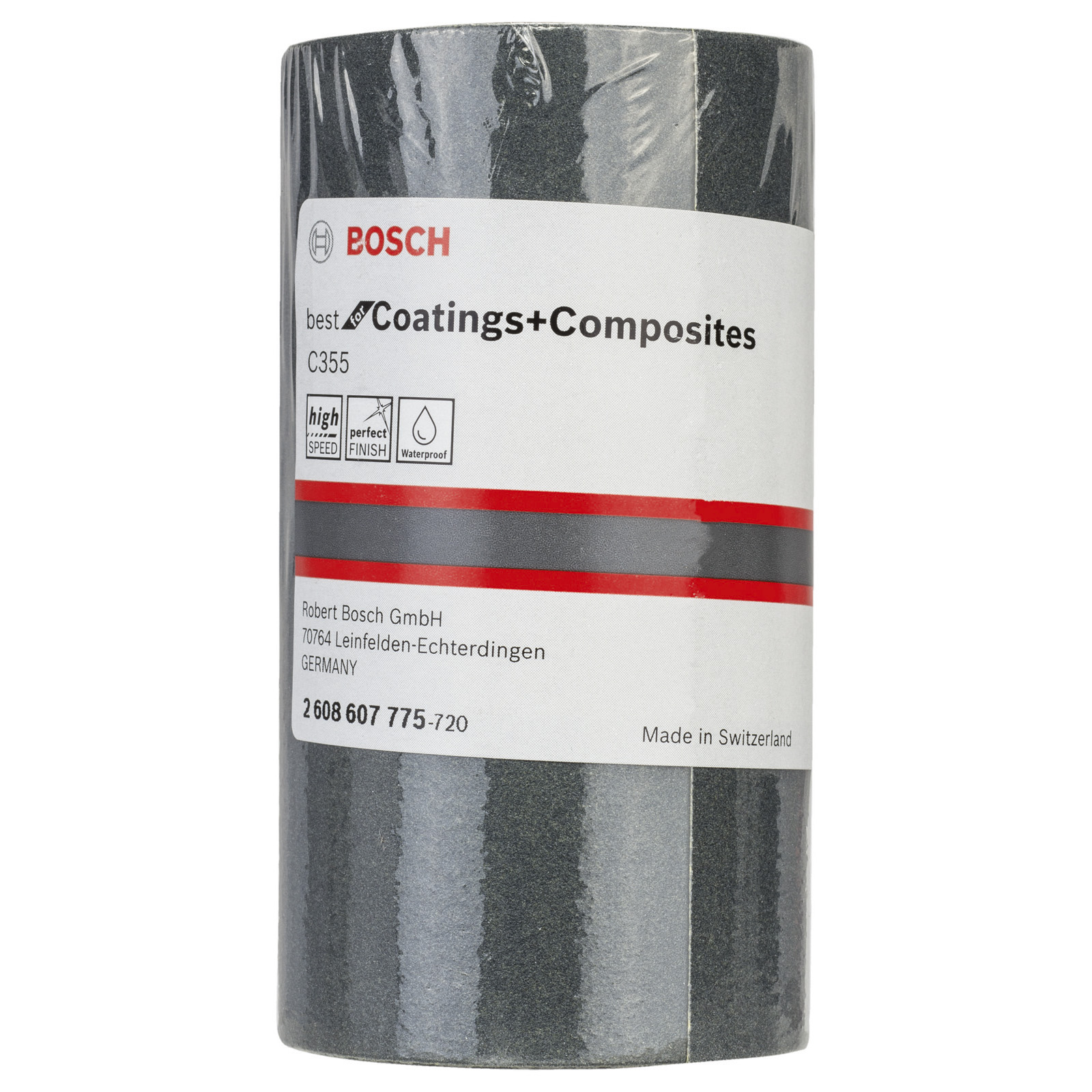 Bosch Schleifrolle C355 Best for Coatings and Composites wasserfest Papierschleifrolle 93 mm x 5 m 320 - 2608607775