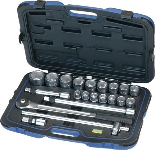 Heytec Steckschlüsselsatz 21tlg. 3/4″ SW 19-50 mm Anzahl Zähne 72 6-kant - 50810131080