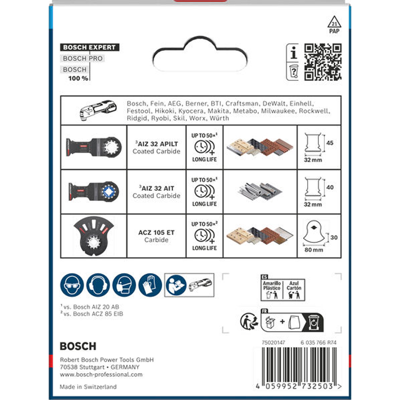 Bosch EXPERT Cutting Set, 3-tlg
