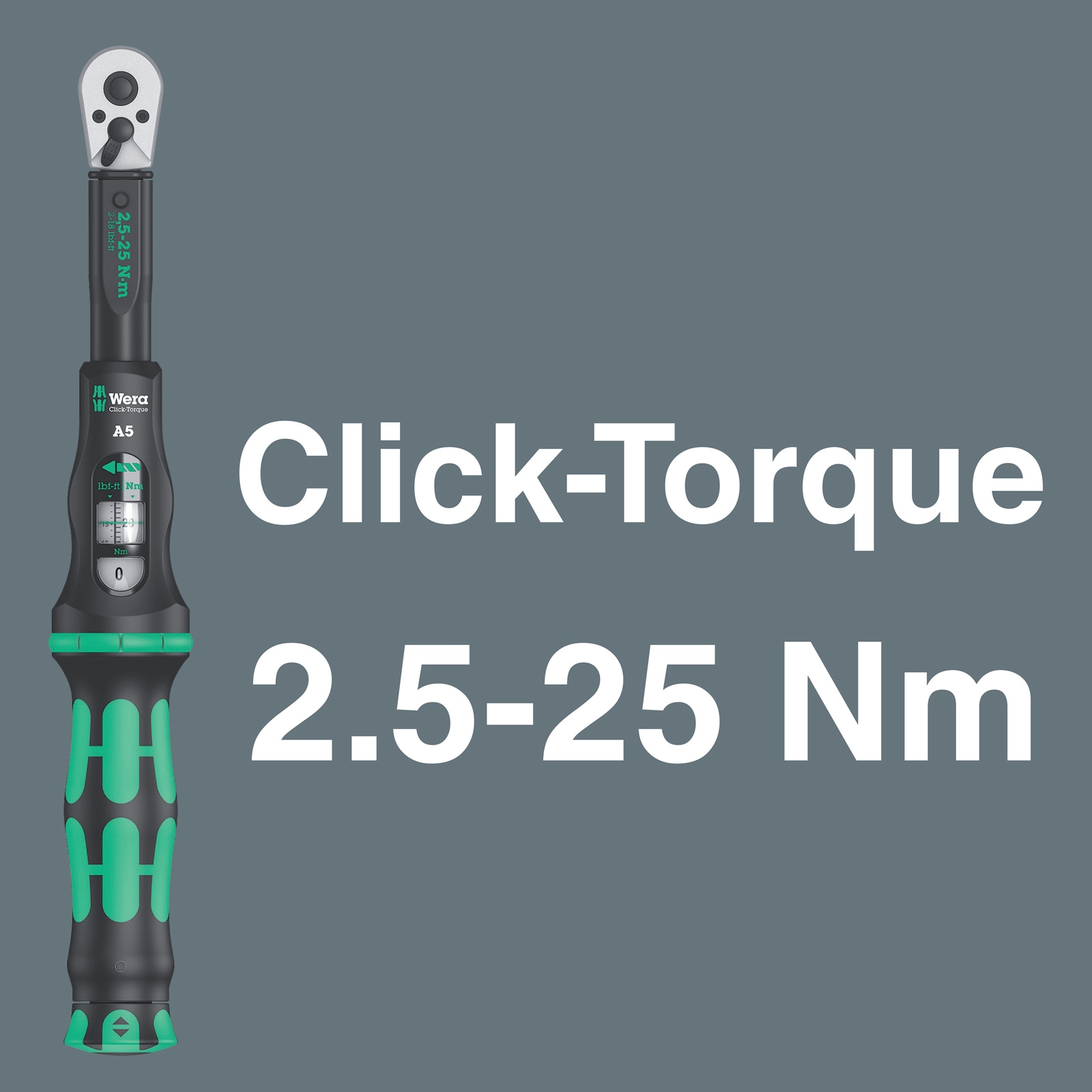 Wera Bicycle Set Torque 1 - 16tlg. Click-Torque A5 in textiler Box mit Nüssen - 004180