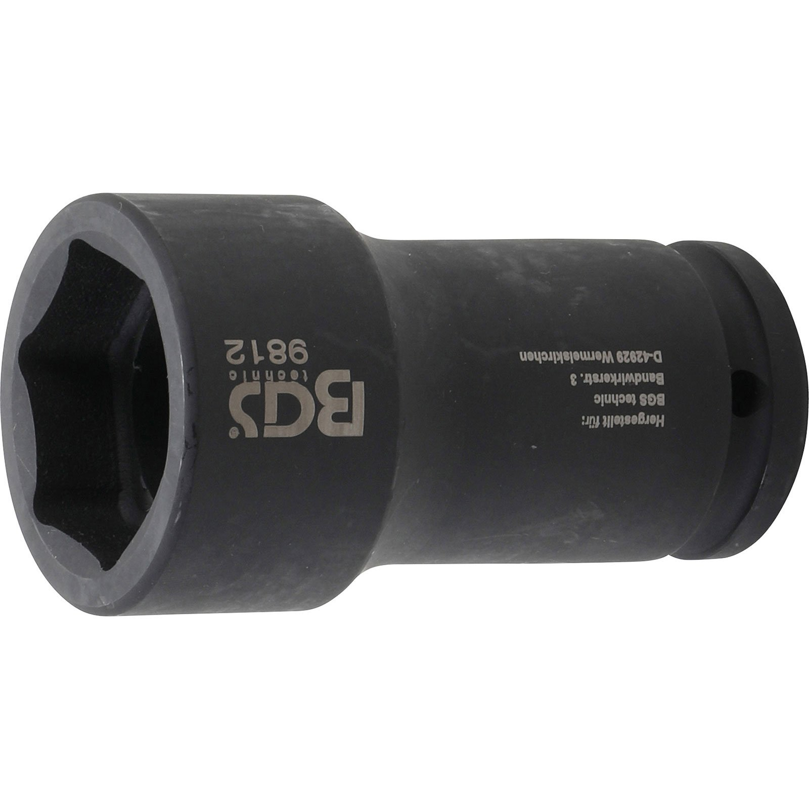 BGS Kraft-Steckschlüssel-Einsatz Sechskant tief Antrieb Innenvierkant 20 mm (3/4") für FUSO / Mitsubishi"