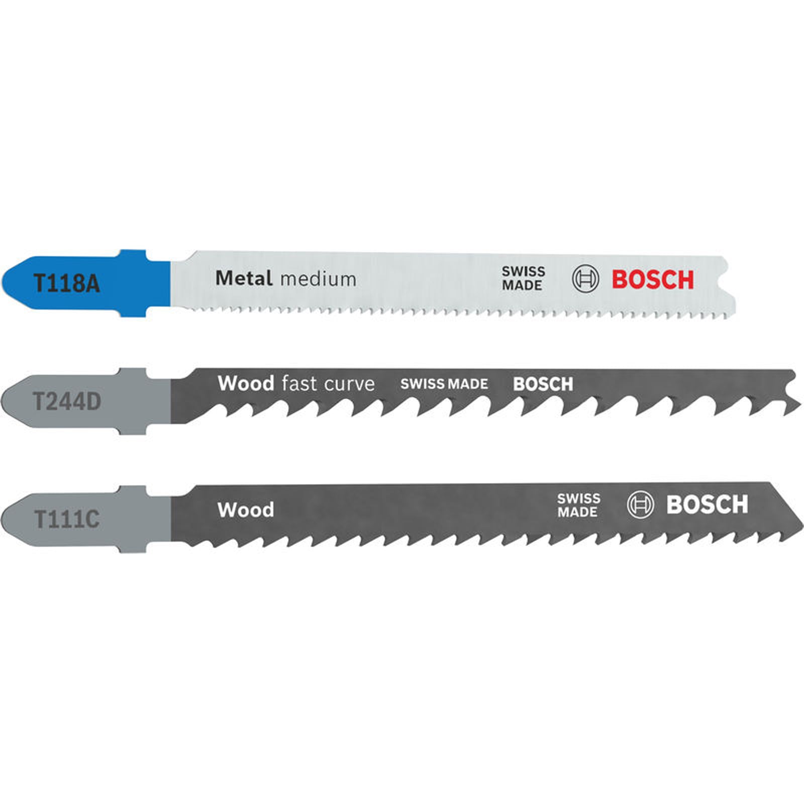 Bosch Stichsägeblatt Set Wood and Metal Basic 3-tlg. - 2607012076