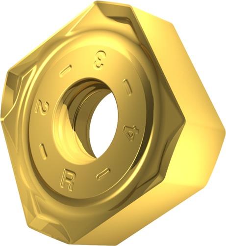 Fräswendeschneidplatte ISO SNMX 170508SR-R:M8330 D.5,7mm PVD beschichtet Gold