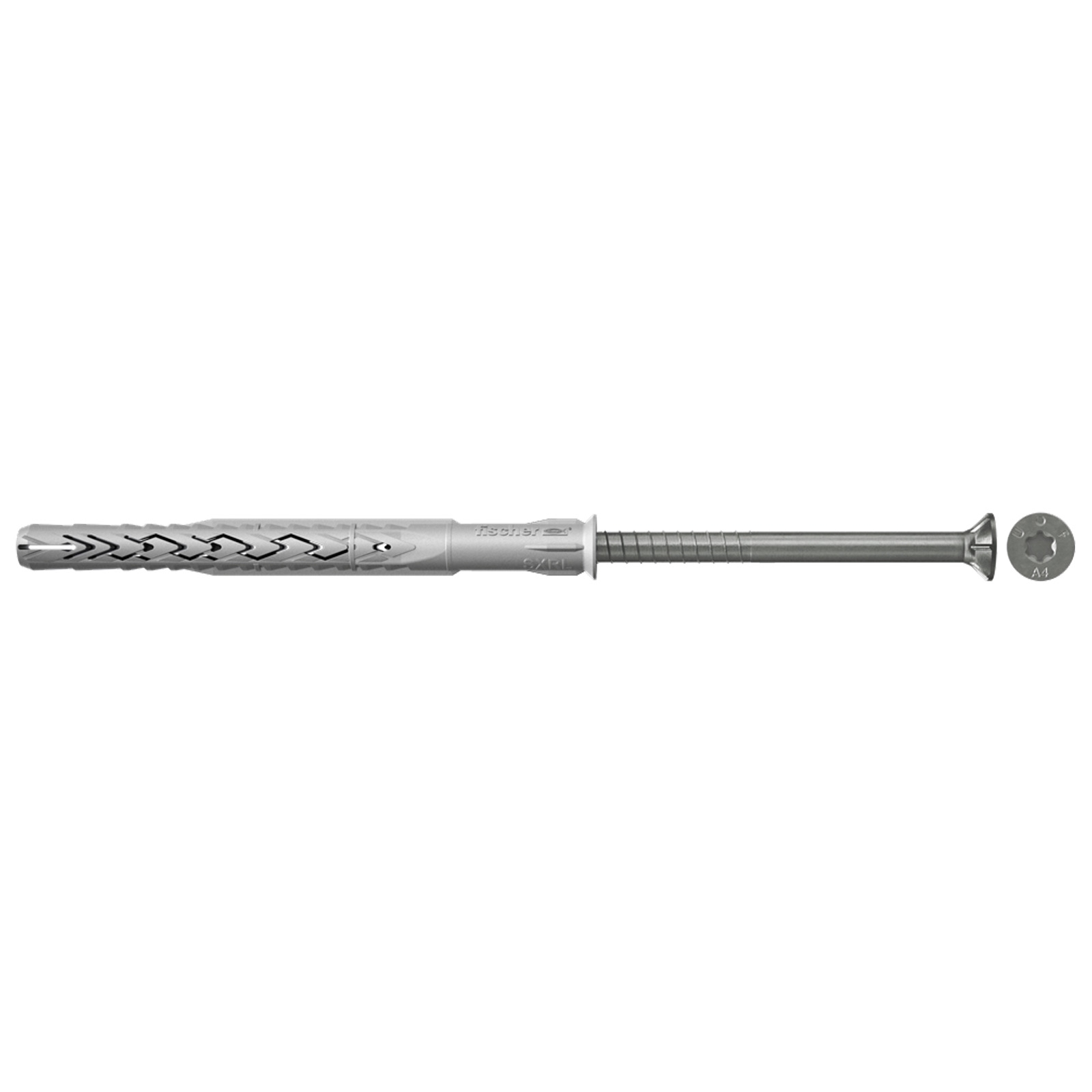 Fischer 50x Langschaftdübel SXRL 10 x 120 mm T Senkkopfschraube nicht rostender Stahl A4 - 522711