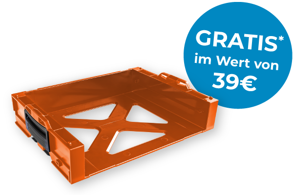 FEIN Aktion: L-BOXX Rack im Wert von 39 € kostenlos zu deinem Zubehör-Set Gratis L-BOXX Rack im Wert von 39 € beim Kauf eines FEIN QuickIN-Zubehör-Sets