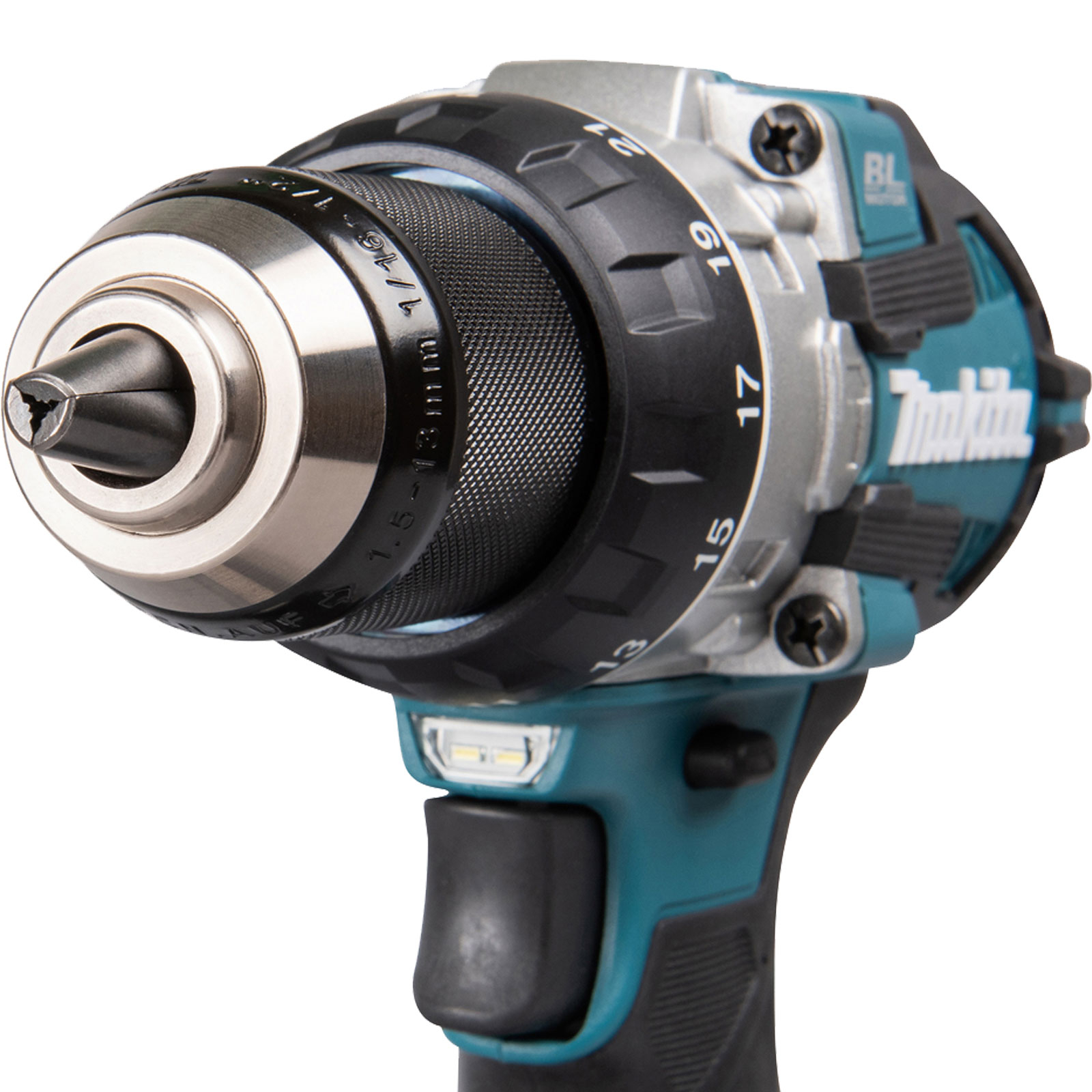 Makita DHP489RTJ Akku-Schlagbohrschrauber 18 V / 2x 5,0 Ah Akku + Ladegerät im MAKPAC