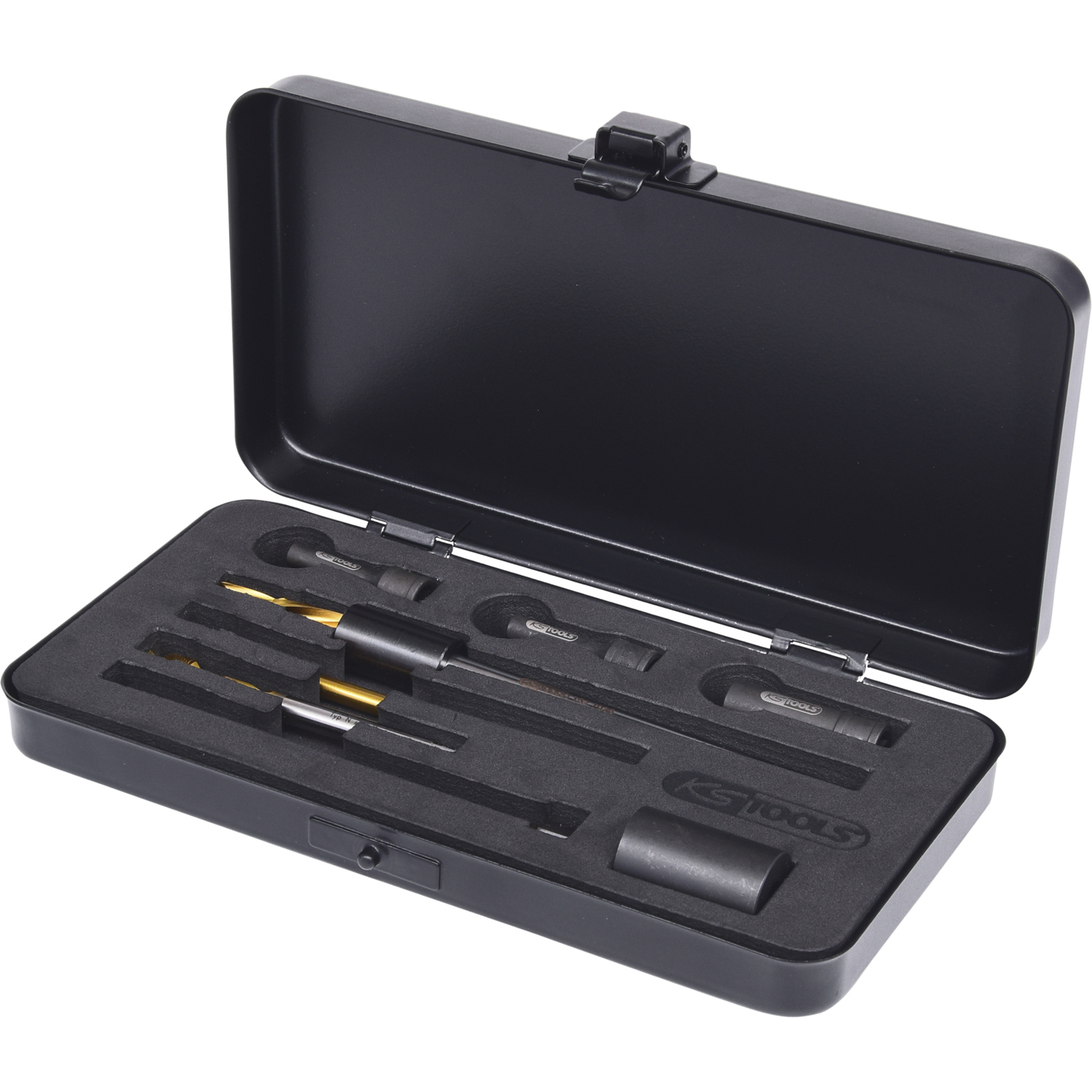 KS TOOLS Universal Glühkerzen-Ausbohrsatz M10 x 1 8tlg. - 152.1030