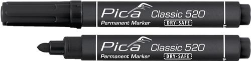 Pica Permanentmarker Classic schwarz Strichbreite 1-4 mm - 520/46