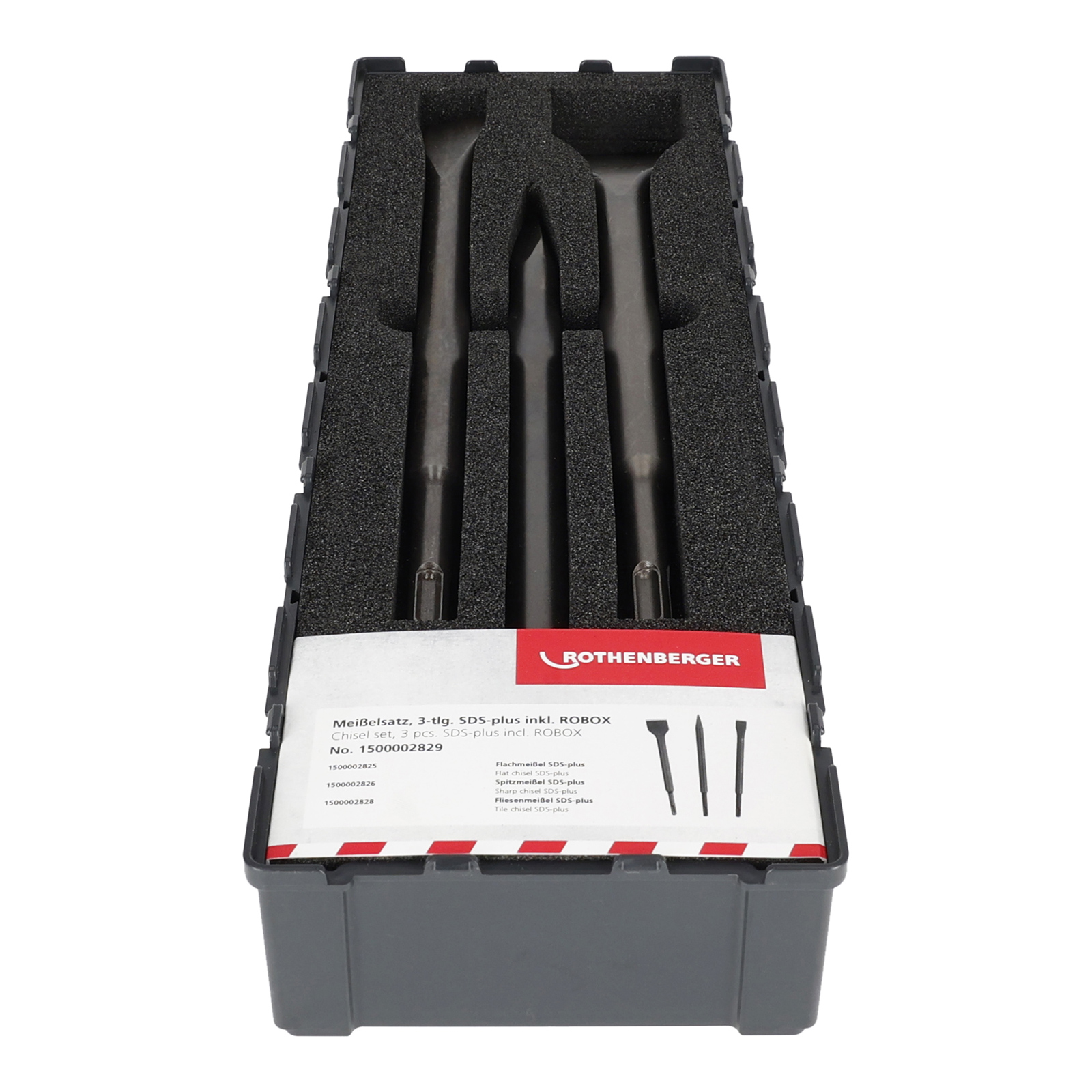 ROTHENBERGER Meißelsatz 3-tlg SDS-plus - 1500002829