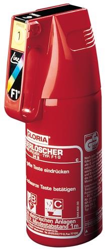 KFZ-Pulverfeuerlöscher 2kg m.Dauerdruck Brandkl.13 A 89 B C o.Manom.+Halt.GLORIA