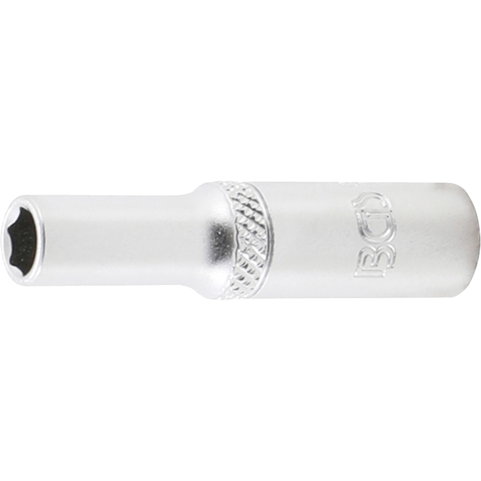 BGS Steckschlüssel-Einsatz Sechskant tief Antrieb Innenvierkant 6,3 mm (1/4") SW 6 mm - 10506