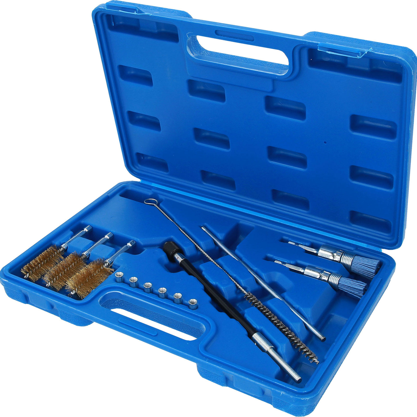 BRILLIANT TOOLS Injektorsitz- und Schacht-Reinigungs-Satz 14tlg. - BT551380