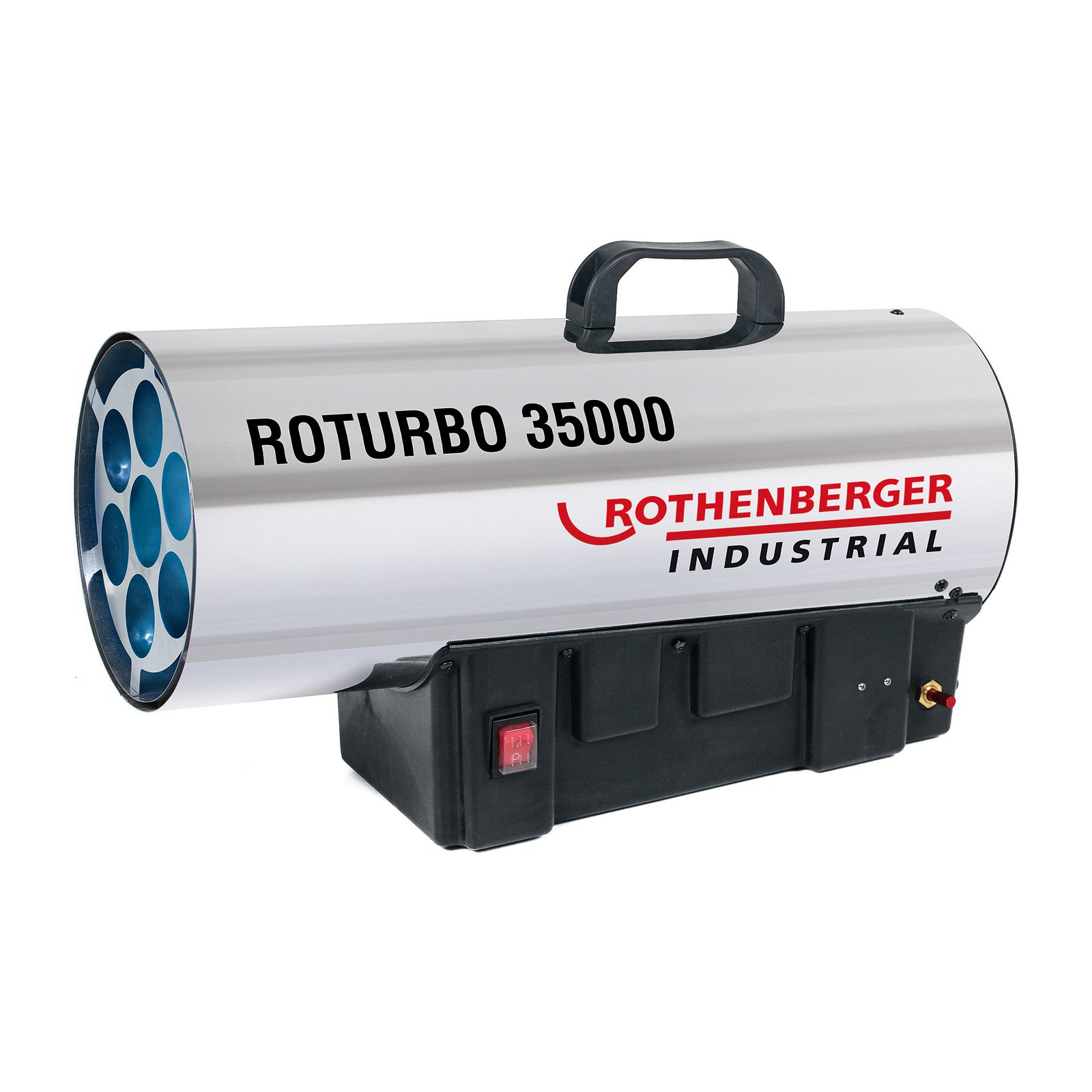 ROTHENBERGER Industrial Heizkanone ROTURBO 35000 mit Piezo inkl. Schlauch & Regler - 1500000363