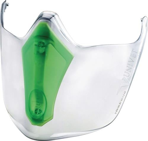 Univet Visier 6x3 Polycarbonat Visier getönt einstellbares Belüftungssystem EN 166b - 6X3F.01.00