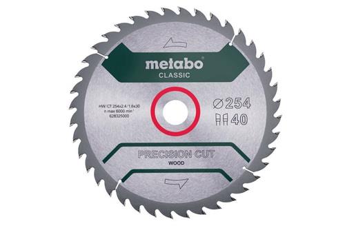 Kreissägeblatt precision cut wood classic D254x2,4/1,6x30,mm Zähne40 WZ 20Grad