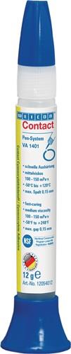 WEICON Cyanacrylatklebstoff VA 1401 12 g farblos klare Flüssigkeit Pen-System - 12054012