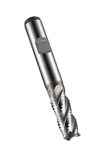 Schaftfräser C407 DIN 844 K D.8mm Schneiden-L.19mm HSS-E-PM Blank 35Grad Z.4