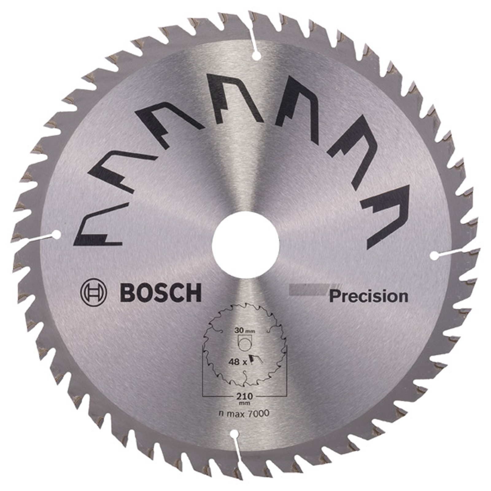 Bosch Kreissägeblatt PRECISION D= 210 mm Bohrung= 30 mm Z= 48 - 2609256B58