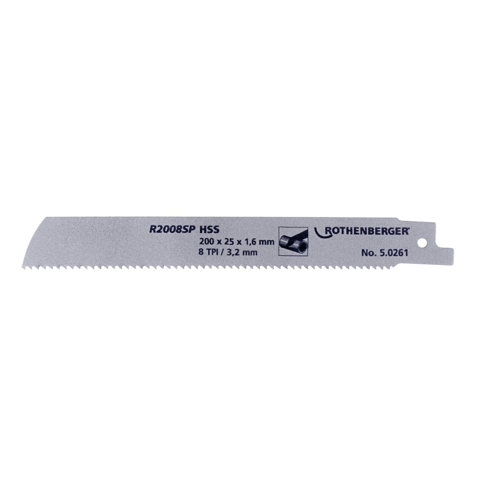 ROTHENBERGER Spezial-Rohrsägeblatt HSS, 200x25x1,6  - 50261