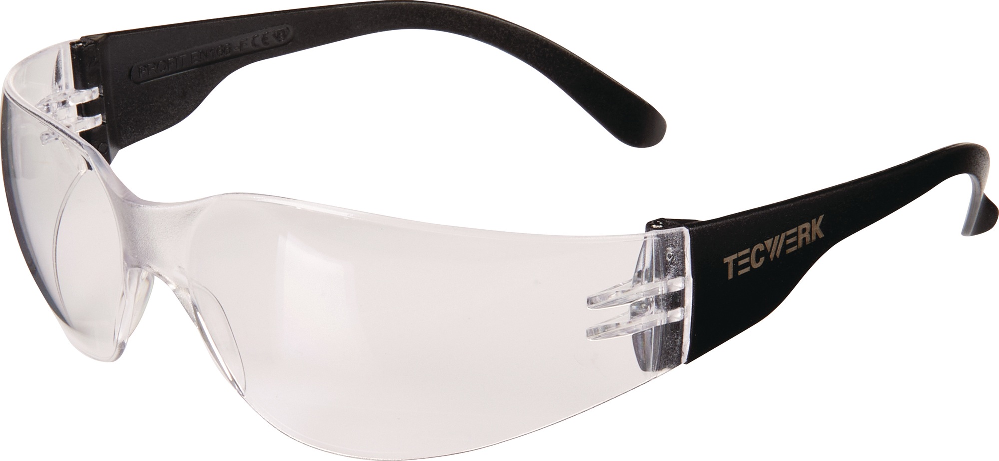 Schutzbrille Daylight Basic EN 166 Bügel schwarz,Scheibe klar PC TECWERK