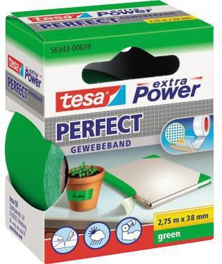tesa Gewebeband extra Power Perfect 56343-00039 38mmx2,75m grün