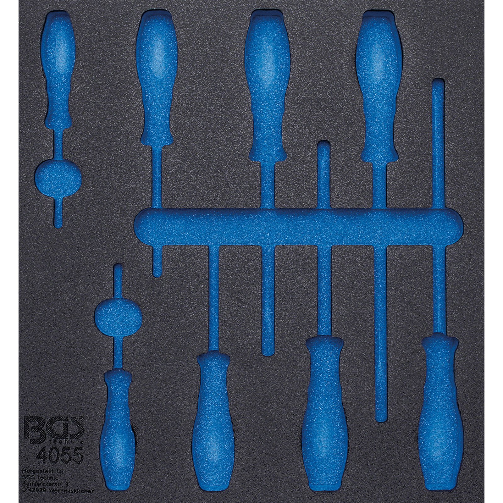 BGS Werkstattwageneinlage 2/3 leer für Art. 4055 - 4055-1