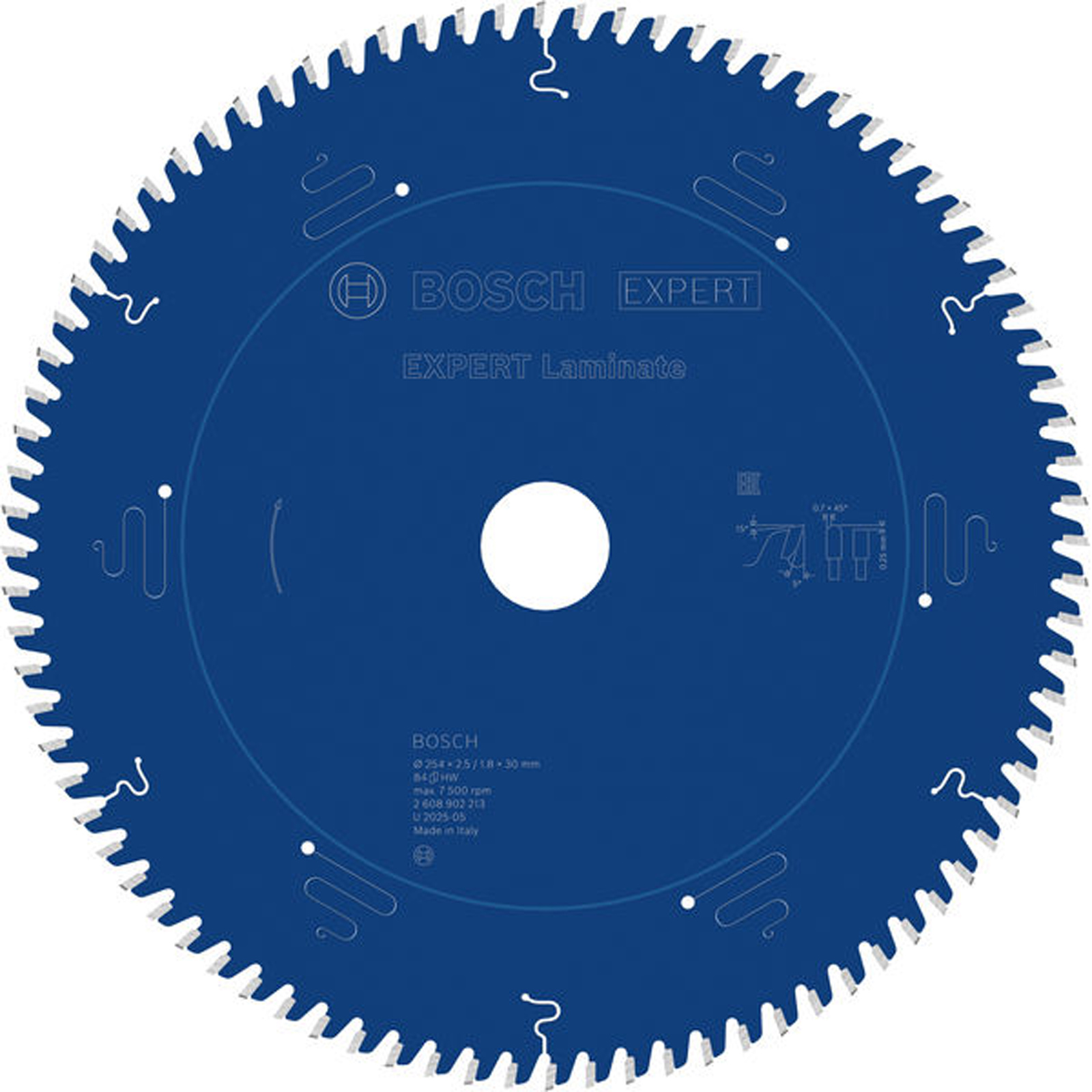 Bosch EXPERT Laminat Kreissägeblatt 254x30 mm Z84 - 2608902213