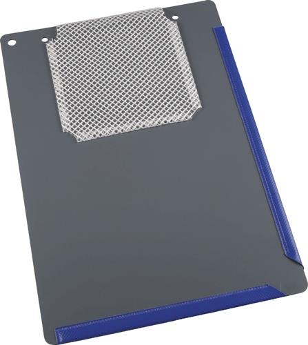 EICHNER Auftragstasche PVC mit Umbug-Verschweißung DIN A4 blau - 9015-00731