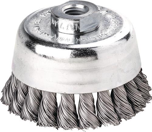 Topfbürste D.65mm M14 Drahtstärke 0,35mm STA 12500min-¹ 1 LESSMANN