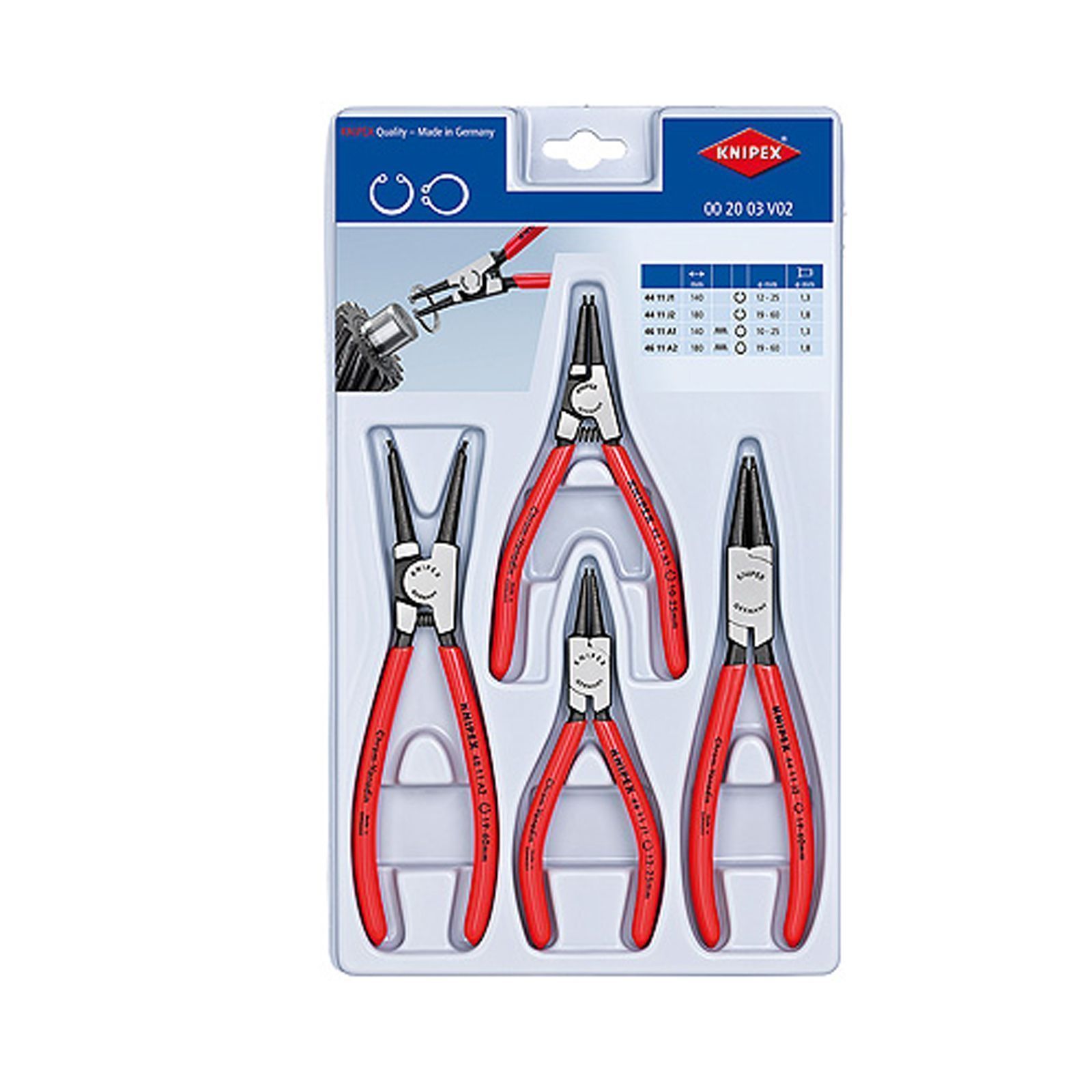 Knipex Sicherungsringzangen-Set - 002003V02