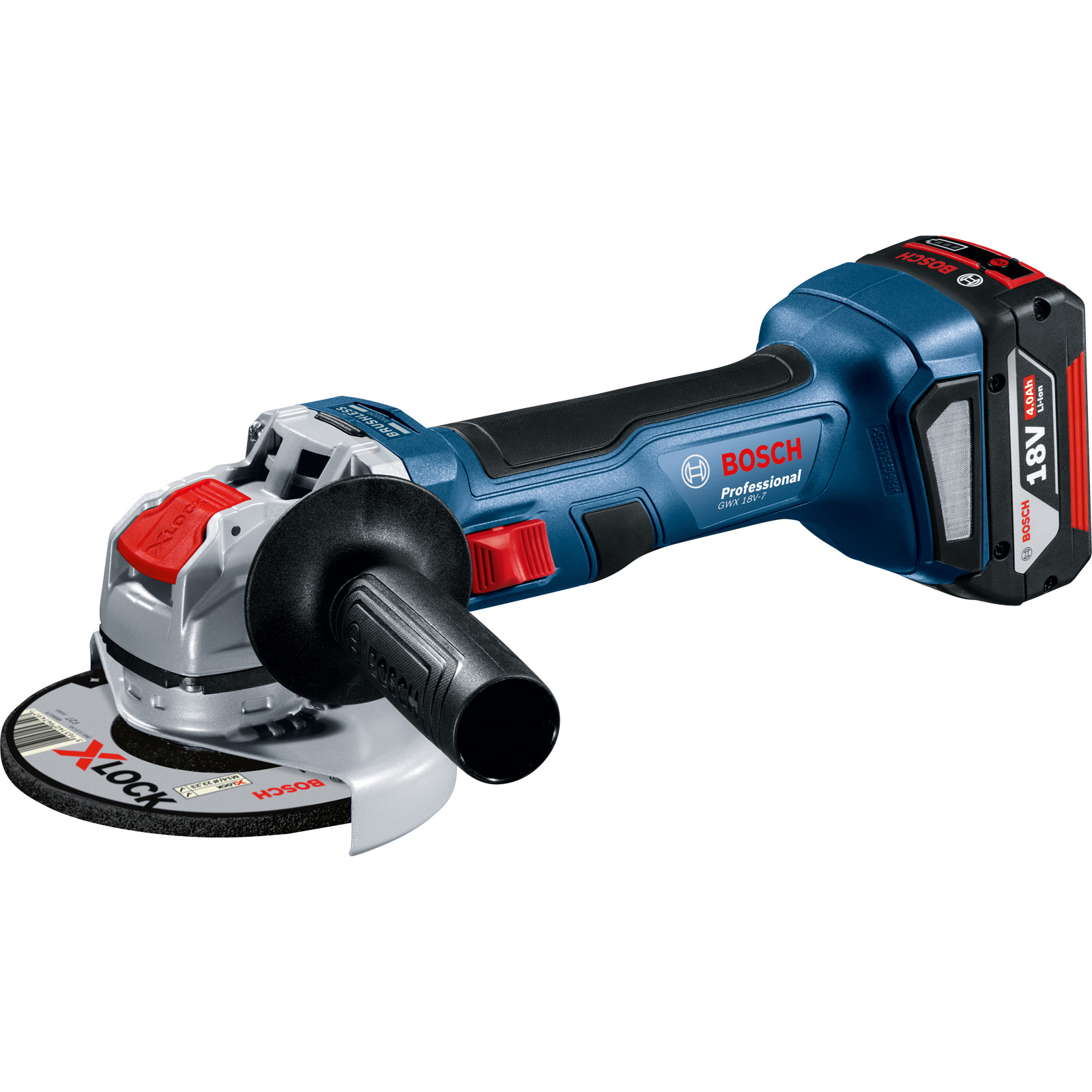 Bosch Akku-Winkelschleifer GWX 18V-7 Ø 125 mm mit X-LOCK Solo - 06019H9101