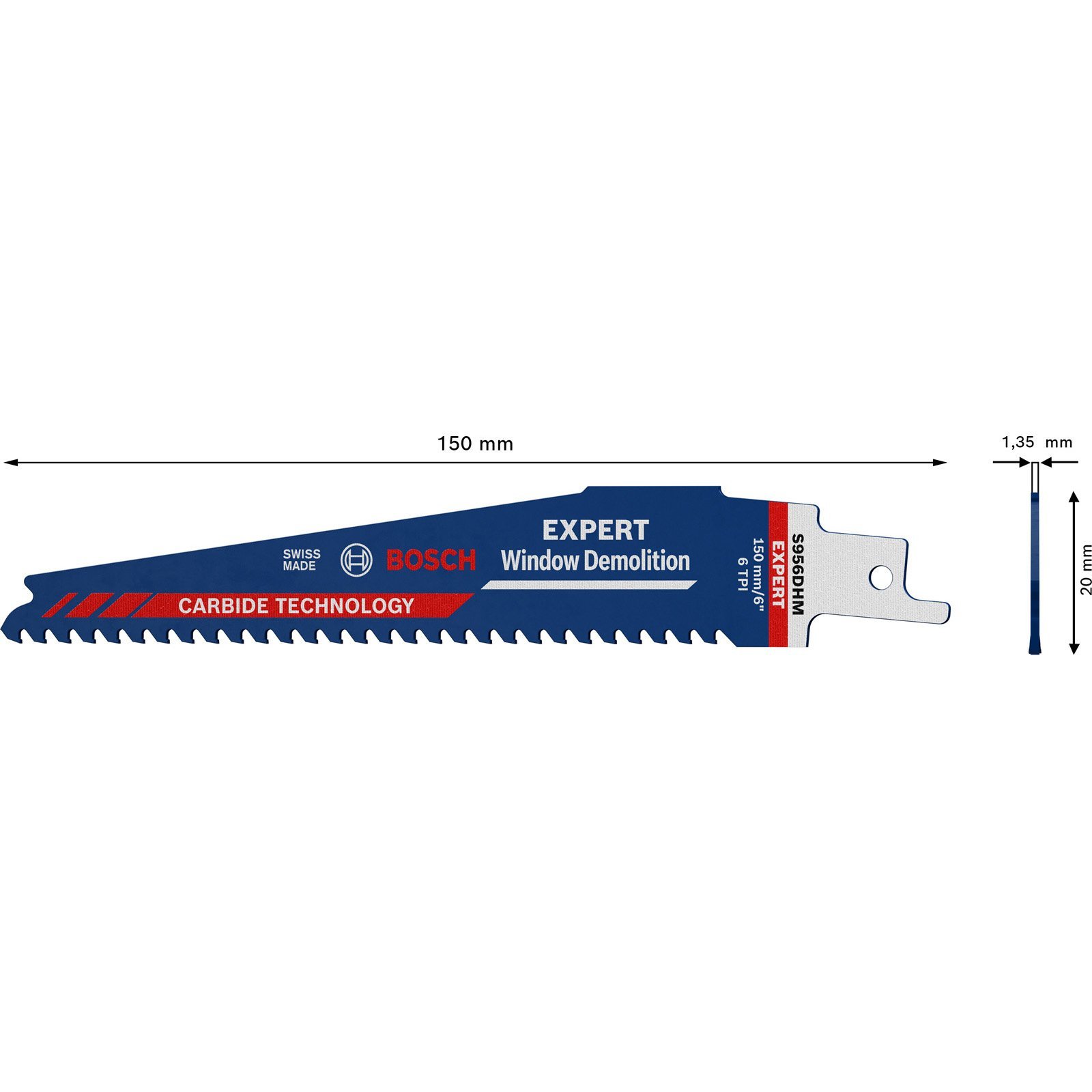 Bosch Expert Window Demolition S 956 DHM Säbelsägeblatt - 2608900385