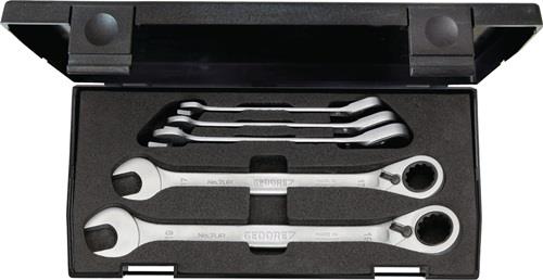 Gedore Maulringratschenschlüsselsatz 7 UR-005 5tlg. SW 8 - 19 mm - 2327651