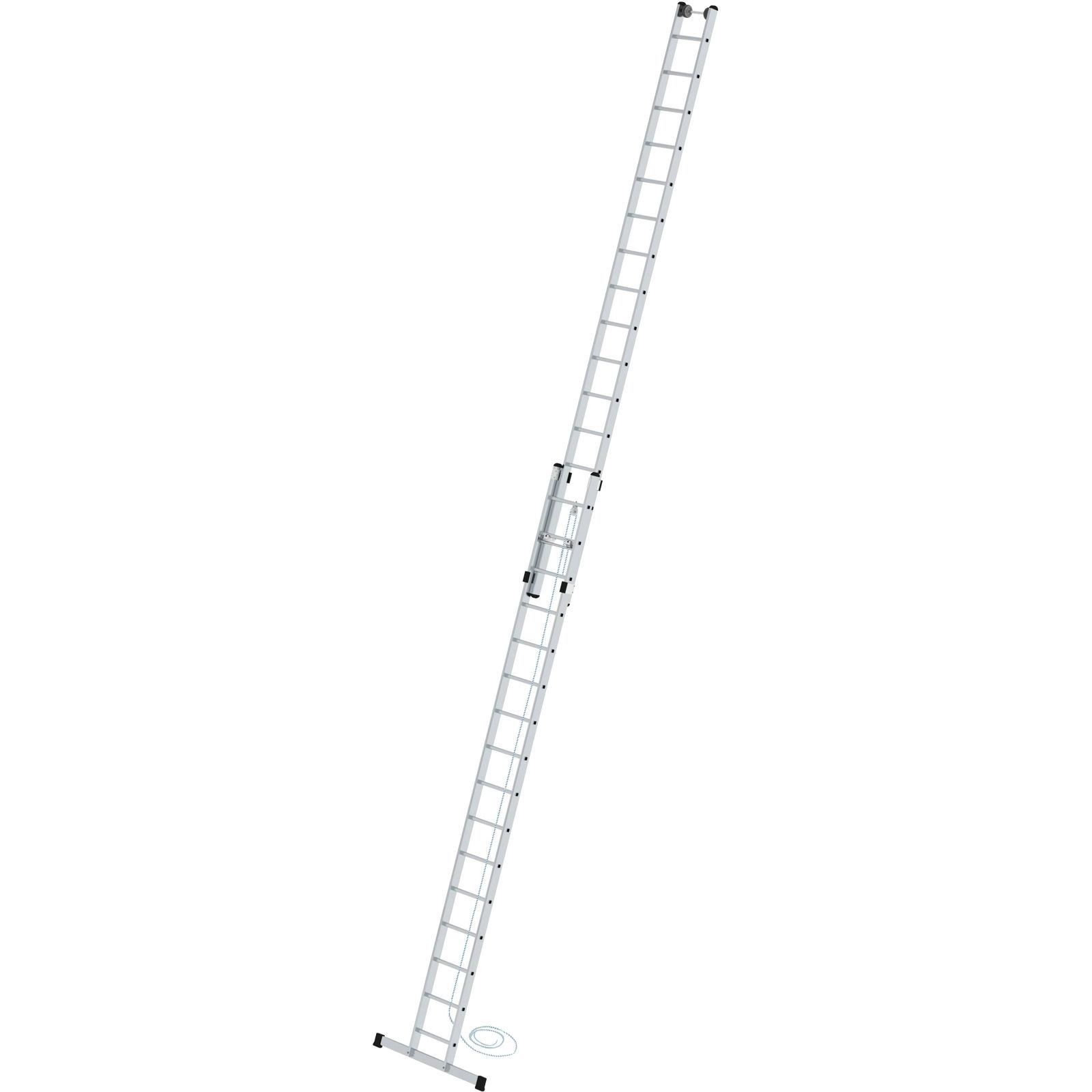 Günzburger Steigtechnik Sprossen-Seilzugleiter 2tlg. mit Standard-Traverse 2 x 16 Sprossen - 021716