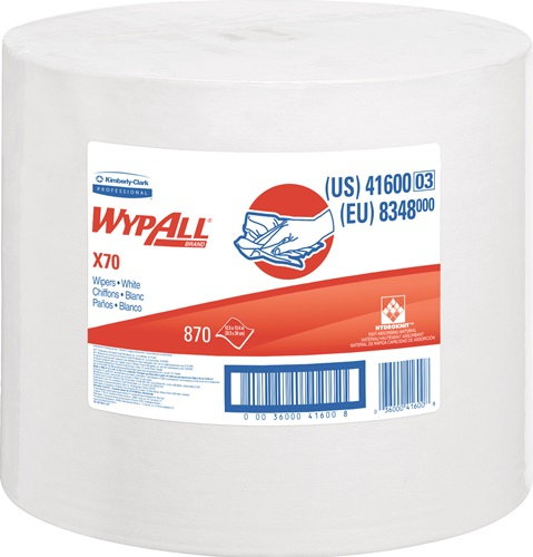 KIMBERLY-CLARK Reinigungstuch WypAll X70 8348 L315xB310ca.mm weiß 1-lagig - 8348