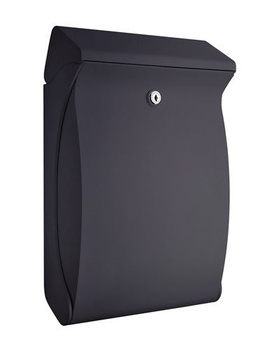 BURG-WÄCHTER Briefkasten Swing 4906 Ant H.419mm B.271mm T.129mm anth.Ku.DIN C4 - SWING 4906 ANT