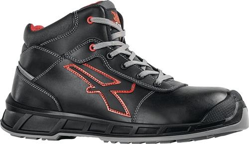 Sicherheitsstiefel Sting Gr.40 W.11 schwarz-rot S3S CI FO SR ESD