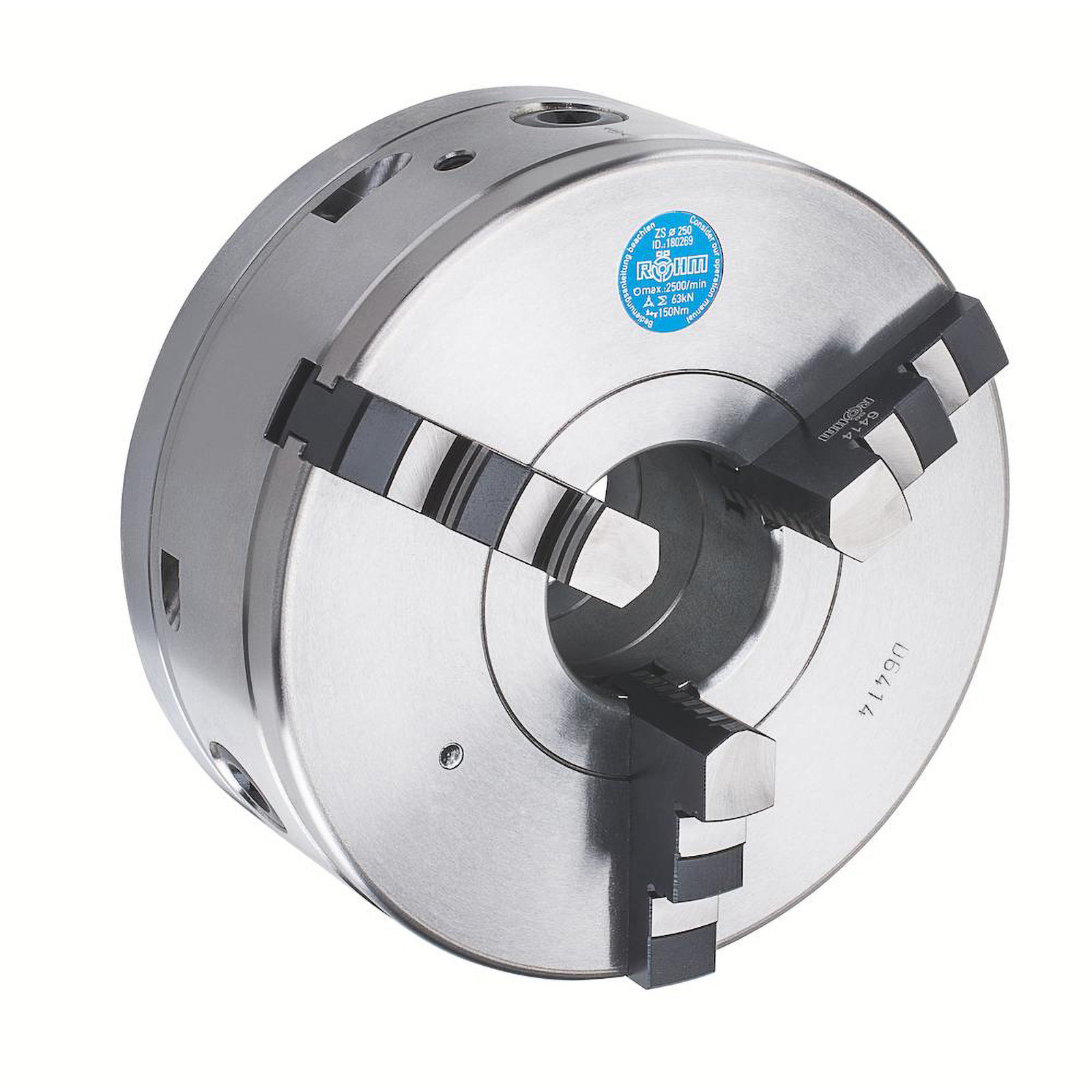 Röhm Dreh- und Schleiffutter ZS Hi-Tru, Größe 200, 3-Backen, DIN 6350 - 180267