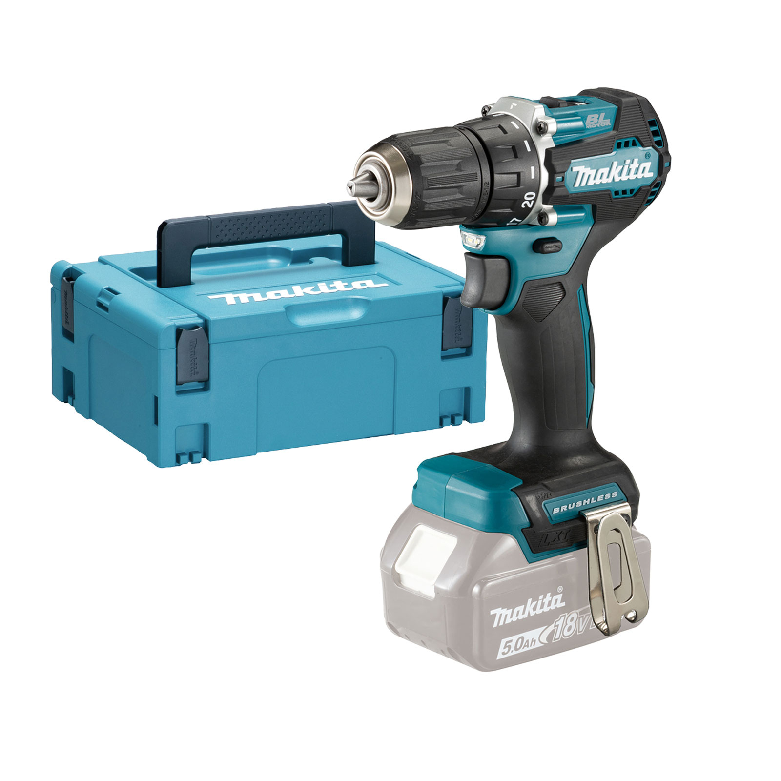 Makita DDF487ZJ Akku-Bohrschrauber 18V Solo im Makpac