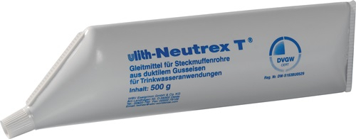 ulith Gleitmittel NEUTREX T gräulich Einsatzgebiet f.Gussrohre 500ml Tube - 251119