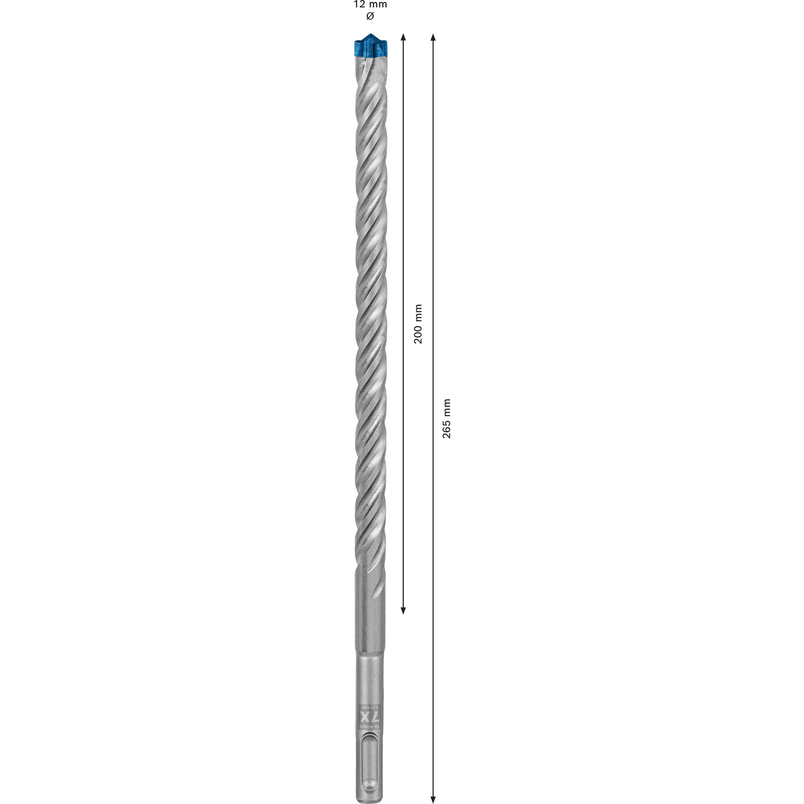 Bosch 10x Expert SDS plus-7X Hammerbohrer 12 x 200 x 265 mm - 2608900175